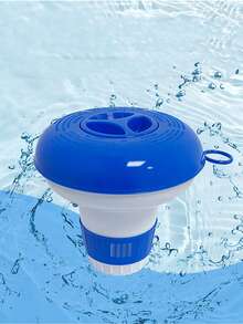 1/2 piezas Dispensador automático de productos químicos para piscina, caja de piscina, dispensador flotante de productos químicos para piscina, ligero y portátil, adecuado para fiestas en la piscina, natación, deportes acuáticos, suministros de limpieza de piscina, esencial de verano, esencial de viaje. Dispensador flotante, limpiador de piscina - multicolor - Ver 12