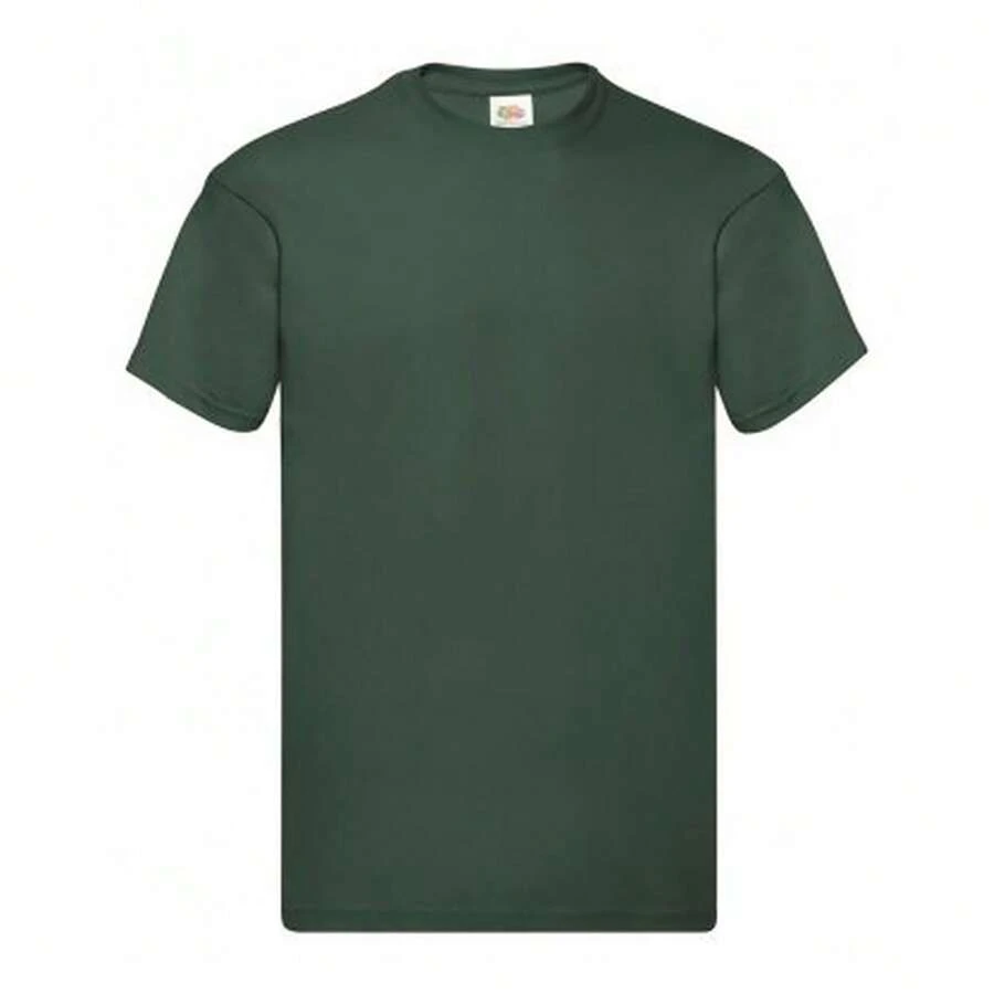Fruit Of The Loom Screen Stars Mens Original Short Sleeve T-Shirt - Bottle Green - View 1