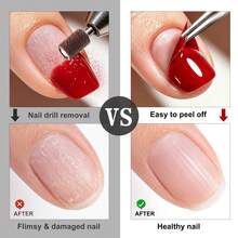 LIMEGIRL 15ml Peel-Off Base Gel, Gel Dasar UV/LED Mudah Dilepas, Tidak Perlu Direndam, Cocok Untuk Kuku Gel Dan Nail Art - G145 - View 3