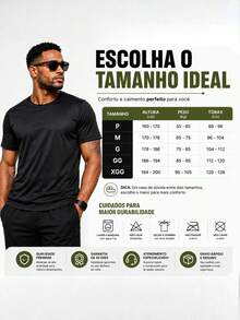Men's Dry Fit Short Sleeve T-Shirt For Training, Gym, Running, Walking, Fitness - 彩色 - 查看 9