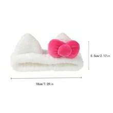 SANRIO 三麗鷗 1/2/Pcs 女用 Hello Kitty 洗臉髮帶，精緻多功能髮帶，防潮袖口 KT 貓手腕帶，適用於各種場合 - 派對、日常外出、浴室、化妝、旅行配件、情人節、婚禮、生日禮物、母親節、節日派對 - 彩色 - 查看 14
