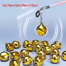 8pcs/10pcs Fishing Bells, Fish Bite Alarm Bells, Essential Fishing Tools - Multicolor - View 8