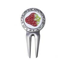 Metal Golf Divot Tool With Ball Marker & Bottle Opener, Enamel Drip Finish Turf Repair Accessory - 2 - View 7