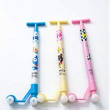3pcs Scooter Shaped Ballpoint Pens - Fun & Novel Writing Pens, Neutral Gel Ink - Creative Student Stationery & Signature Pens, Suitable For 14+ Years Old (Random Style) - Multicolor - View 7