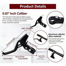 Complete Bicycle V Brake Calipers For Mountain Bike – Aluminum Alloy Brake Calipers, Levers, Cables And Mounting Tools - Multicolor - View 9