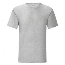 Fruit Of The Loom Mens Iconic T-Shirt - Heather Grey - View 1