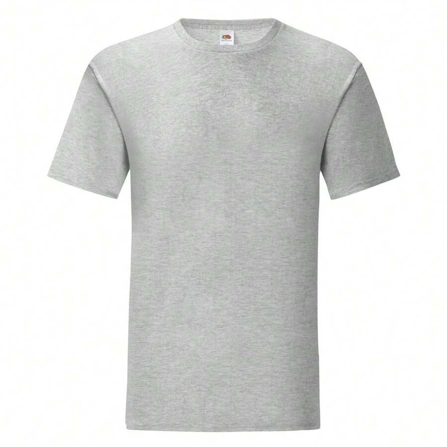 Fruit Of The Loom Mens Iconic T-Shirt - Heather Grey - View 1