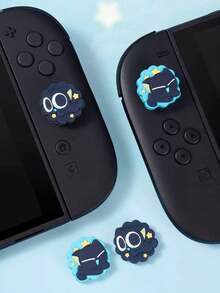 GeekShare 4pcs Cute Luo Xiaohei Cloud & Star Dream Design Silicone Joycon Thumb Grip Caps For Switch 2/Switch 2 Pro - View 3