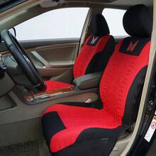 REMAX 9pcs/4pcs Colorful Butterfly Print Car Seat Covers Universal Size Cushion Airbag Opening Compatible - Butterfly Press - View 3