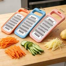 Cheese Grater And Vegetable Slicer - Easy-To-Clean For Fruits, Potatoes, Carrots, Nuts - Green - View 8