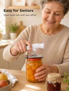 3pcs Adjustable Stainless Steel Can Opener, Labor-Saving Manual Rotary Bottle Cap Opener, Suitable For Elderly And Arthritis Patients, Multi-Functional Kitchen Tool, Fits Various Sizes Of Cans And Bottles - Multicolor - View 2