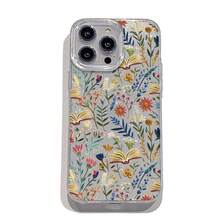 3D Imitation Embroidery  17 Phone Case With Fine Glitter Powder, Anti-Drop Protective Cover For Apple 15 Pro Max - Large-pore Glitter Transparent Case - ZJ3478 - View 6