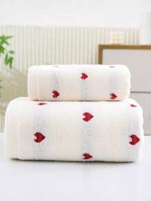 Pure Cotton Towel Face Towel Washcloth Absorbent Gift Towel Bath Towel Jacquard Towel - Multicolor - View 7