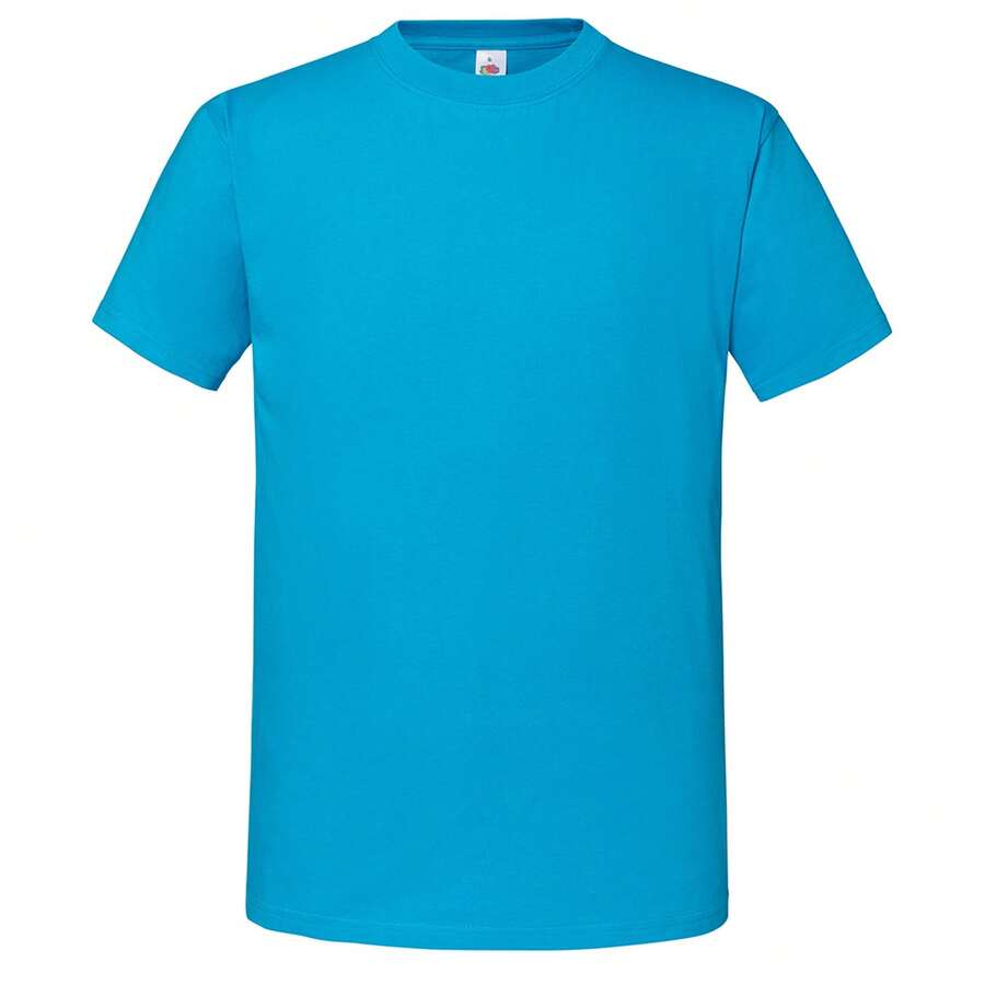 Fruit Of The Loom Mens Ringspun Premium T-Shirt - Azure - View 1