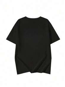Men T-Shirt Co-Ords - Black - View 7