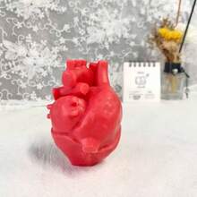 3D Human Heart Mold Silicone Mold - A-White - View 3