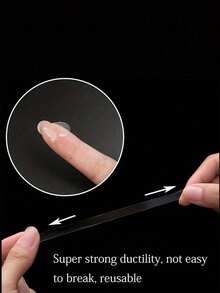 600/300 piezas Cinta de exhibición de arte de uñas transparente de doble cara, tiras autoadhesivas. Sin alcohol, adhesión fuerte, con ranuras precisas para una aplicación fácil. Adecuado para diseño de arte de uñas en salones de uñas, exhibición y empaque, suministros esenciales de uñas para la temporada de regreso a la escuela. - Multicolor - Ver 6