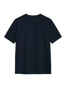 T24-T250346-L Cute Sardine Combed High-Quality Original Fun Short-Sleeve T-Shirt - 黑色 - 查看 5