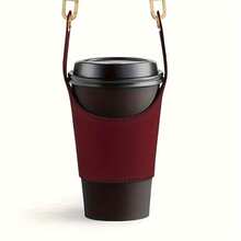 Women's Handheld Coffee & Milk Tea Carrier Bag, Portable & Novel, Gift For Christmas And Halloween - Multicolor - View 7