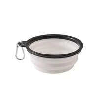 Foldable Portable Silicone Dog Feeding Bowl 2 In 1 Pet Food Dispenser, Outdoor Travel Dog Cat Hanging Bottle Food Water Container - 1L - View 22