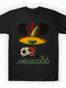 Camiseta unisex estampada, 100% algodón, corte holgado, diseño informal, perfecta para vacaciones de verano en la playa, uso diario informal y estilo urbano,camisetas para hombre,playeras - Negro - Ver 1