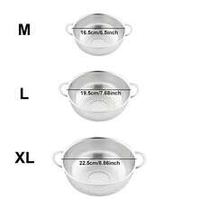 Stainless Steel Multifunctional Strainer Basket - Thickened Mesh Basket With Dual Handles, For Draining And Rinsing Fruits And Vegetables - Multicolor - View 12