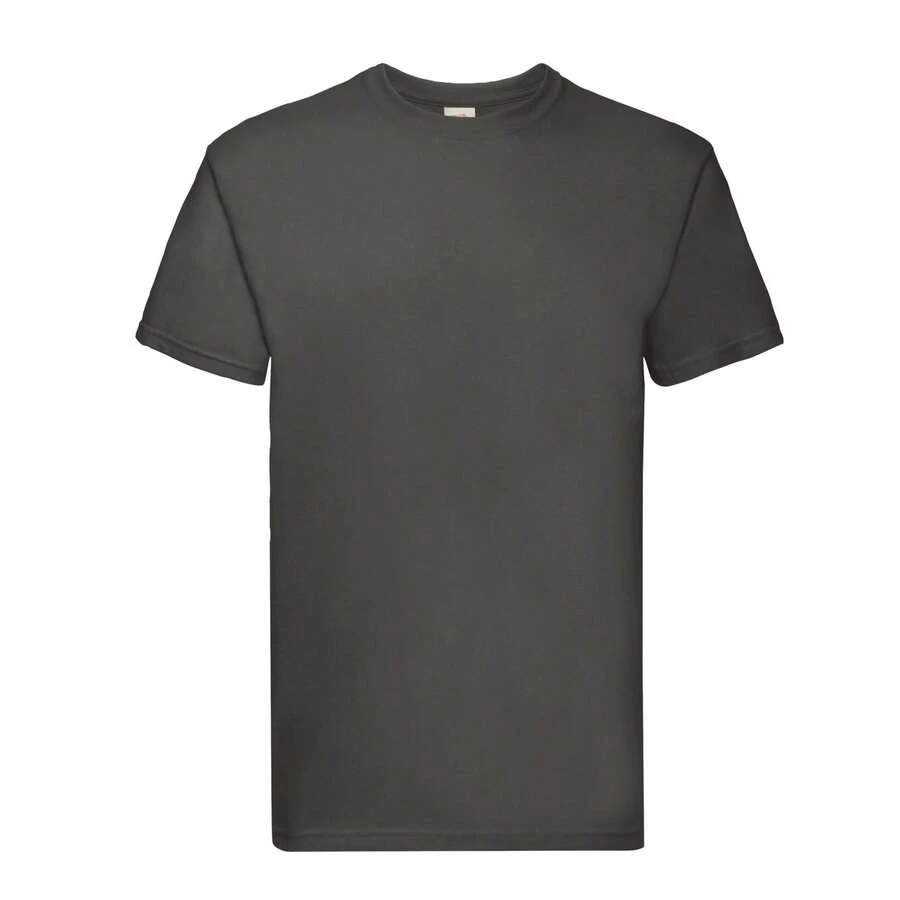 Fruit Of The Loom Mens Super Premium T-Shirt - Light Graphite - View 1
