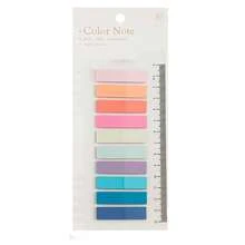 200 Sheets European Vintage Fluorescent PET Transparent Self-Adhesive Sticky Notes, With Mordani Color-Coded Self-Adhesive Labels, Rectangular, 20 Mixed Colors, With Index Tabs, Suitable For Organizing And Recording - one-size - View 16