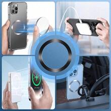 Magsafe Wireless Charging Magnetic Ring Adhesive Back Sticker Magnetic Ring Phone Holder Ultra-Thin Magnetic Ring, Suitable For Magnetic Car Phone Holder - Multicolor - View 6