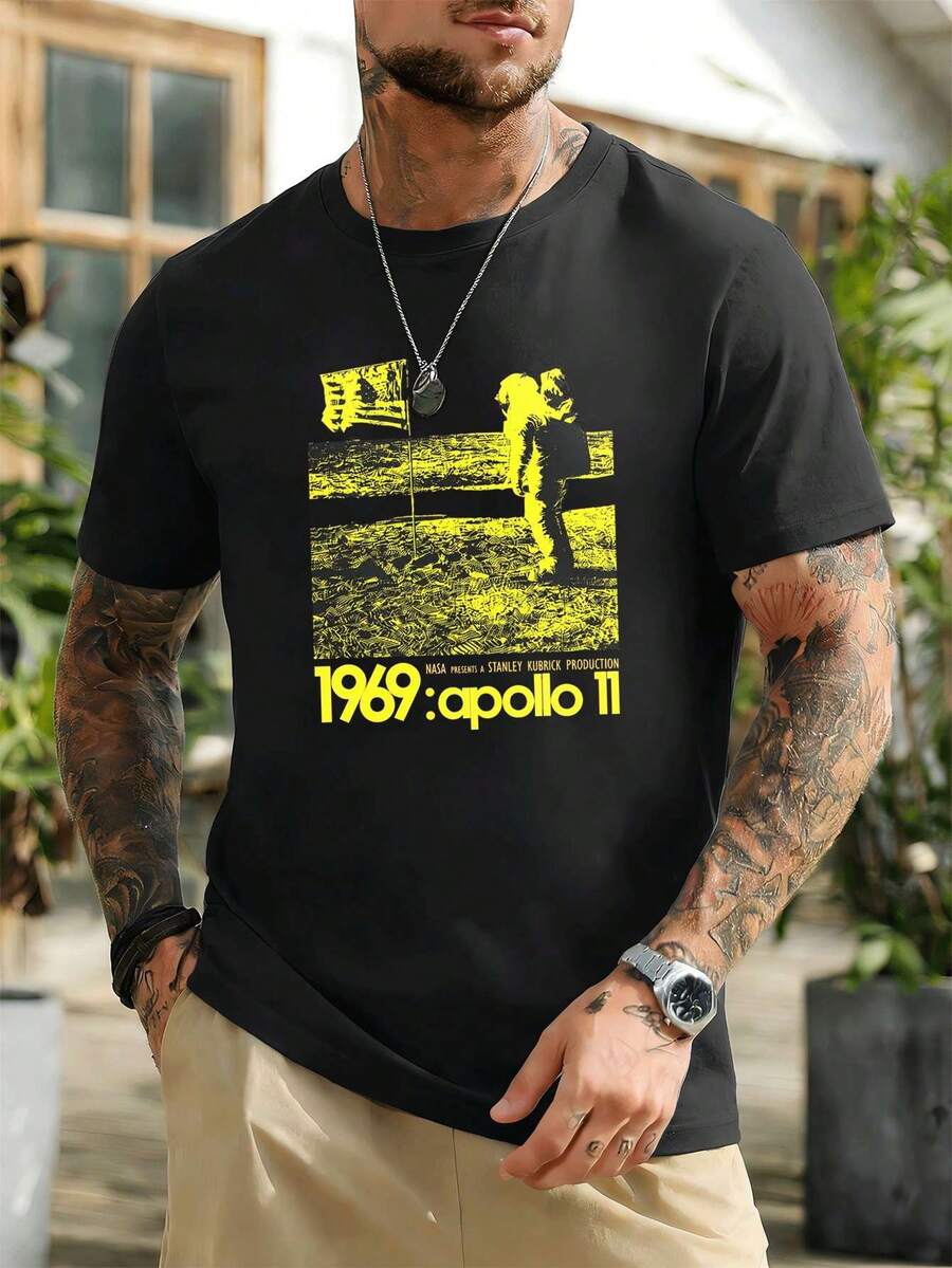 Men T-Shirts - Black - View 1