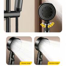 Shower Head With Pressure Filtration, 5 Adjustable Water Flow Levels, Handheld Shower Head With 10 Built-In Filter Cartridges, Suitable For Bathroom Shower, Outdoor Water Heater And RV Shower Equipment - Multicolor - View 4