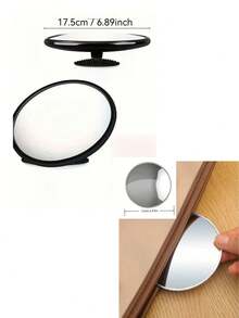 Round Convex Wall Mirror Suitable For Photography - Multicolor - View 12