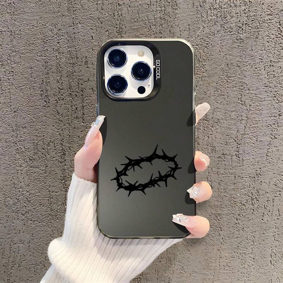 A Stylish Phone Case Does Not Include A Lanyard Or Stand. This Phone Case Features A Beautiful Winter-Themed Design With A Faith-Based Motif And Is Available For IPhone 16, 11, 15, 14, 13, And 12 Pro Plus. This Shockproof Black And Silver Case Makes A Thoughtful Christian Gift For Both Men And Women, Especially Sisters. - 黑色 - 查看 1