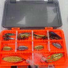 BKUMAN 14入組碳鋼鋒利倒鉤釣鉤組 淡水海水釣魚配件 - 彩色 - 查看 8