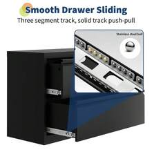 Home Office Cabinets - Black - View 6