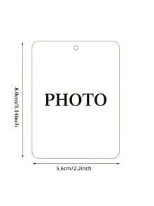 Custom Acrylic Car Photo Pendant, Can Print Family, Couple, Family Photos, Hang On Car Rearview Mirror, Exquisite And Versatile. As A Special Father's Day Gift From Children To Father, Combines Commemorative And Car Decoration Attributes, Suitable For Father's Day, Christmas, Thanksgiving, Easter - Multicolor - View 7
