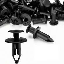 100pcs 8mm Car Plastic Rivets Push-Type Nylon Bumper Fender Clips Expansion Fasteners For Auto Body Repair - A - View 7