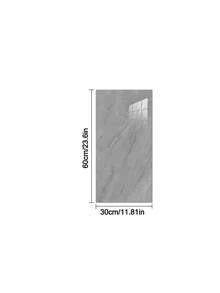 10pcs Self-Adhesive Marble Tiles Sticker Waterproof PVC Tile Wall Sticker Bathroom Livingroom Decor Imitation Ceramic Tile - Multicolor - View 7