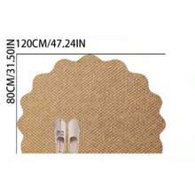 1pc Faux Jute Area Rug, Living Room Carpet, Rug, Living Room Area Rug, Small Area Rug, Mat, Home Decor, Large Living Room Carpet, Round Rug, Living Room Home Decor, Room Decor, Washable Carpet - Multicolor 2 - View 14