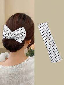 Slouchy Magic Bow Twist Hair Clip, New Adult Bun Hairstyle Accessory, Flower Bud Hair Clip, Hair Styling Tool - Multicolor - View 20