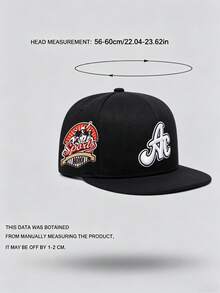 1 Pc Unisex Retro Letter Embroidered Fashionable Baseball Cap, Adjustable Design, Perfect For Outdoor Activities, Travel, And Running - Multicolor - View 9