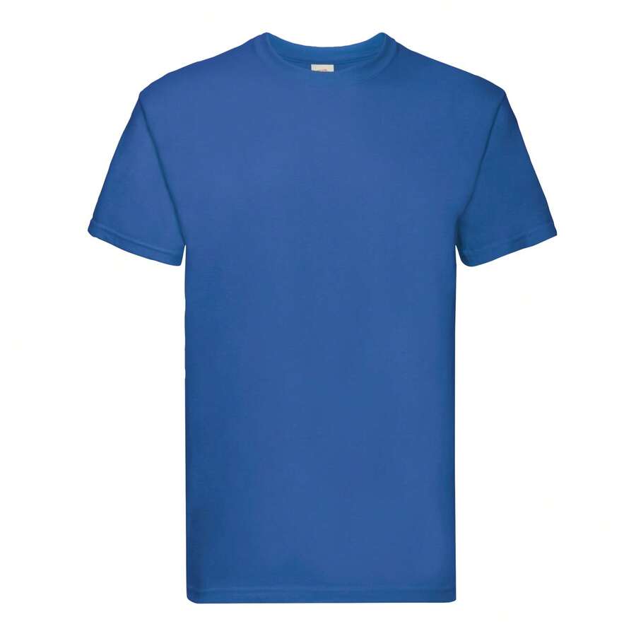 Fruit Of The Loom Mens Super Premium T-Shirt - Royal Blue - View 1