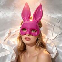 Sexy Rabbit Mask, Cute Rabbit Costume Mask, Black And White Colors Available, Suitable For Men And Women, Essential For Halloween Or Carnival Costumes - Multicolor - View 5