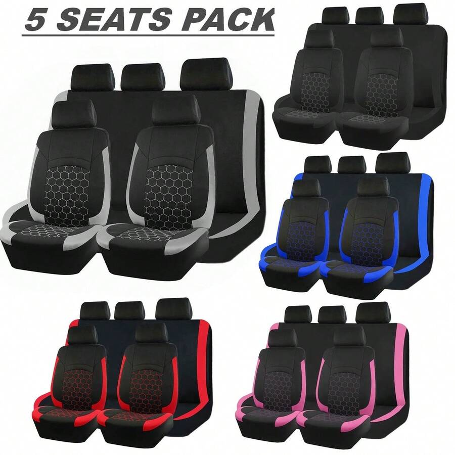 9pcs New Soccer Design Universal Car Seat Covers - Seat Cover Football - View 1