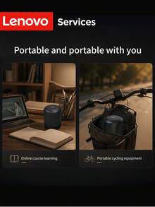 Lenovo Mini Bluetooth Speaker, Bluetooth 5.4 Wireless Portable Speaker With Powerful Bass, 3W Audio, 1200mAh Battery, Up To 12H Playback, IPX4, Hands-Free Calling, Compact Music Speaker For Home, Outdoor, Travel, Office, Smartphone And Laptop - View 7