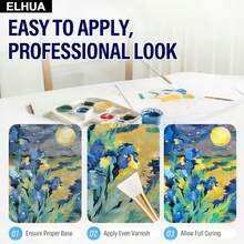 ELHUA 250ML/60ML Professional Fluid Medium Gloss Acrylic Medium, Can Be Used As Gloss Varnish And/Or Fluid Gloss Medium, Suitable For Acrylic Painting, Professional And Amateur Artists - 1 Bottle - View 6