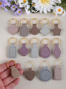 Minimalist Key Fob Clay Cutting Molds, Multipurpose DIY Craft Supplies For Handmade Key Fob Pendants, Earring Accessories Polymer Clay Ornament Tool - Keychain - View 3