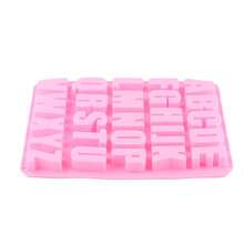 26-Cavity Alphabet Wax Crayon Mold, Silicone Chocolate Mold For Candy And Chocolate - Multicolor - View 4