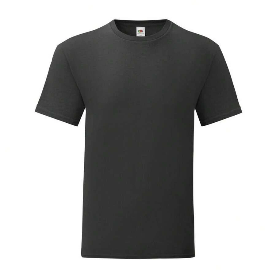 Fruit Of The Loom Mens Iconic 150 T-Shirt - Black - View 1