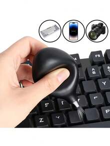 Kit de herramientas multifuncional todo en uno para limpieza de lentes de cámara, conjunto de accesorios profesionales para cámara con lápiz de lente de doble cabezal, cepillo suave, paño de microfibra y bastoncillos para sensor para cámaras digitales - Ver 4